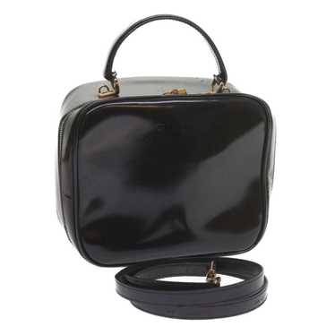 Gucci GUCCI Bamboo Vanity Cosmetic Pouch Patent l… - image 1
