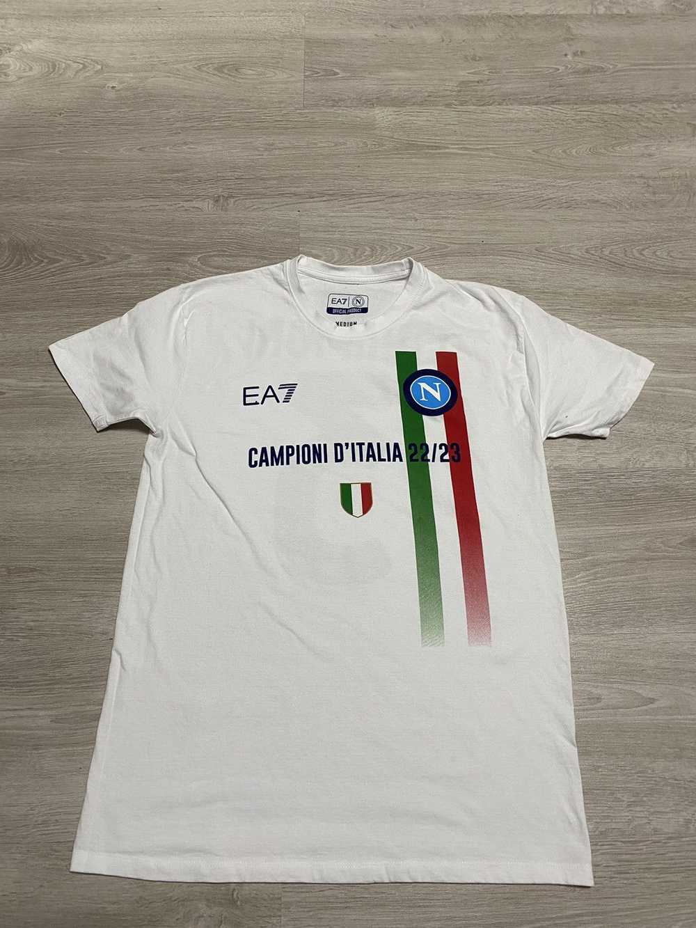 Emporio Armani × Jersey EA7 Napoli T-shirt Jersey… - image 1