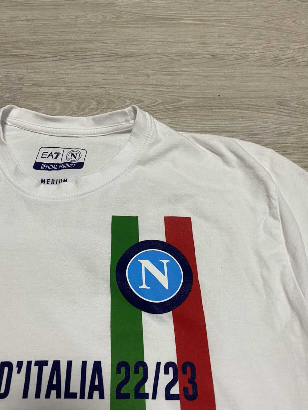 Emporio Armani × Jersey EA7 Napoli T-shirt Jersey… - image 2