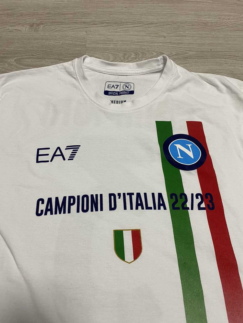 Emporio Armani × Jersey EA7 Napoli T-shirt Jersey… - image 4