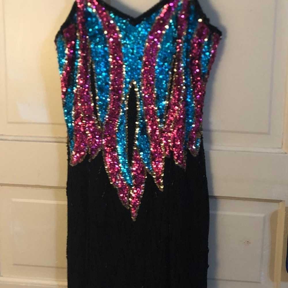 Alyce Designs Silk Sequins Dress - image 2