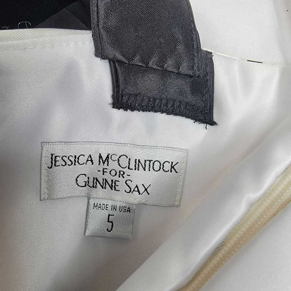Vintage Jessica McClintock for Gunne Sax Polka Do… - image 5