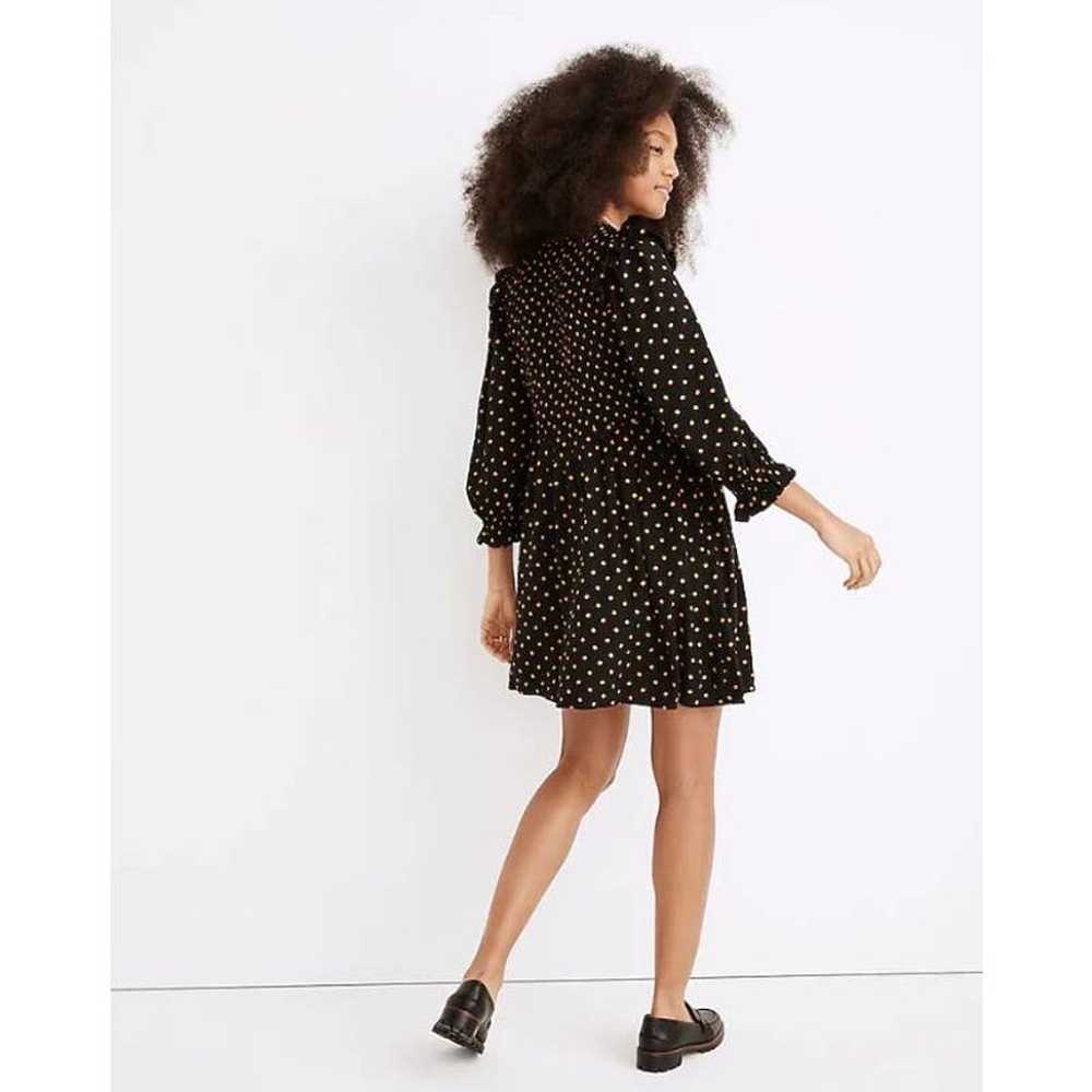 Madewell Lucie V-Neck Smocked Mini Dress in Oval … - image 3