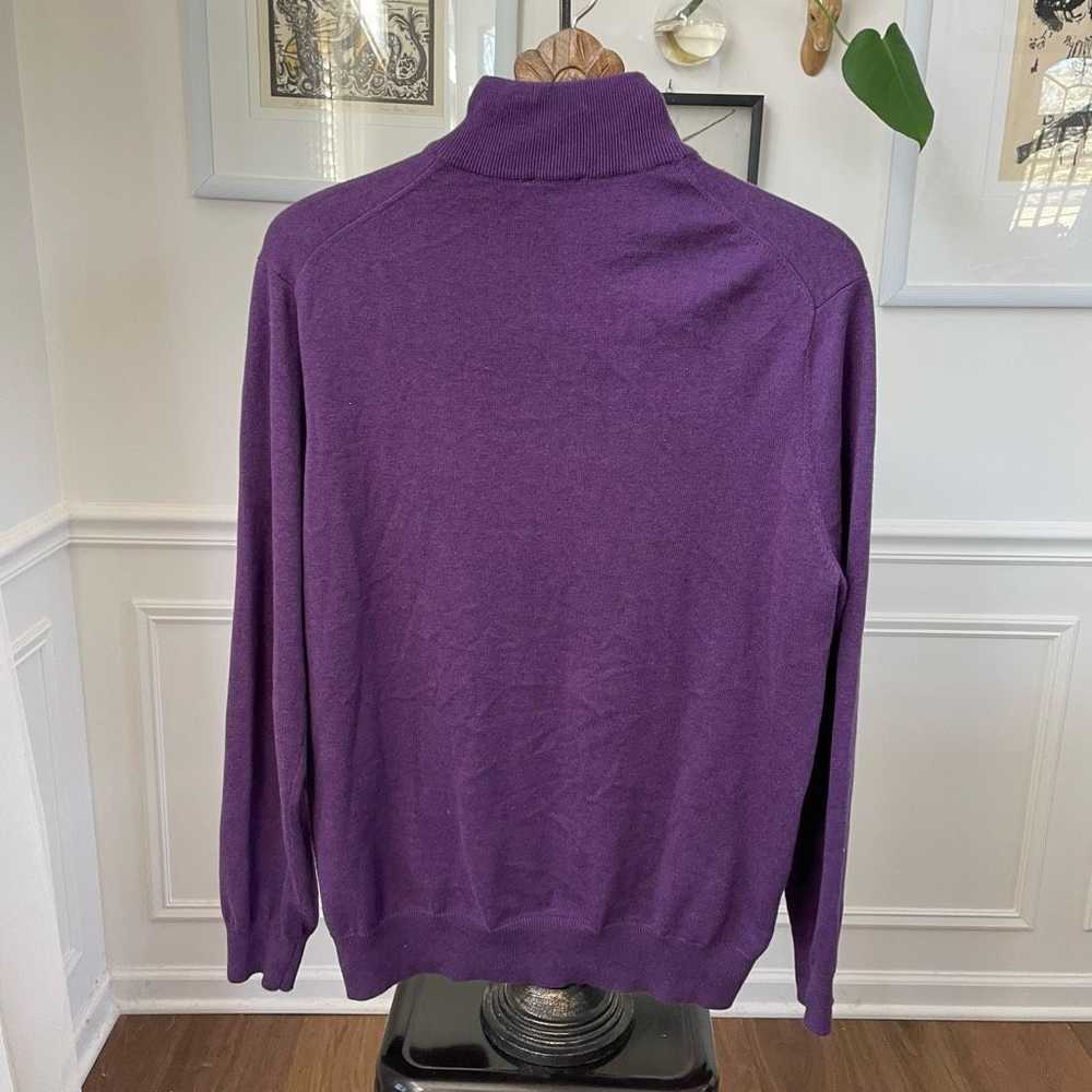 Jos. A. Bank Jos A Bank Purple Pima Cotton Knit 1… - image 5