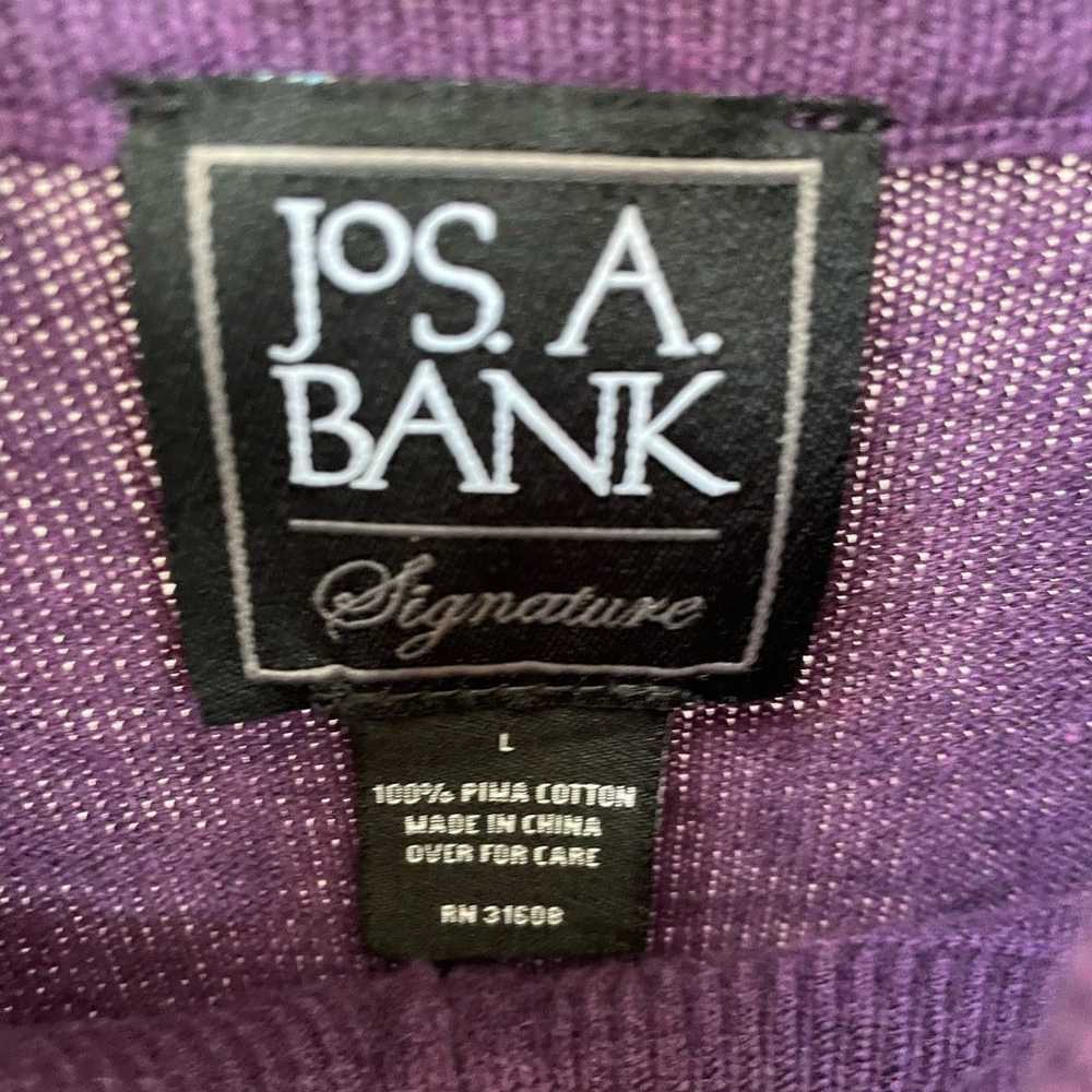Jos. A. Bank Jos A Bank Purple Pima Cotton Knit 1… - image 6