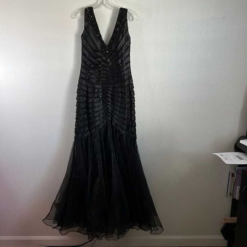 EUC May Queen Black Sequin Mermaid Prom Party Dre… - image 2
