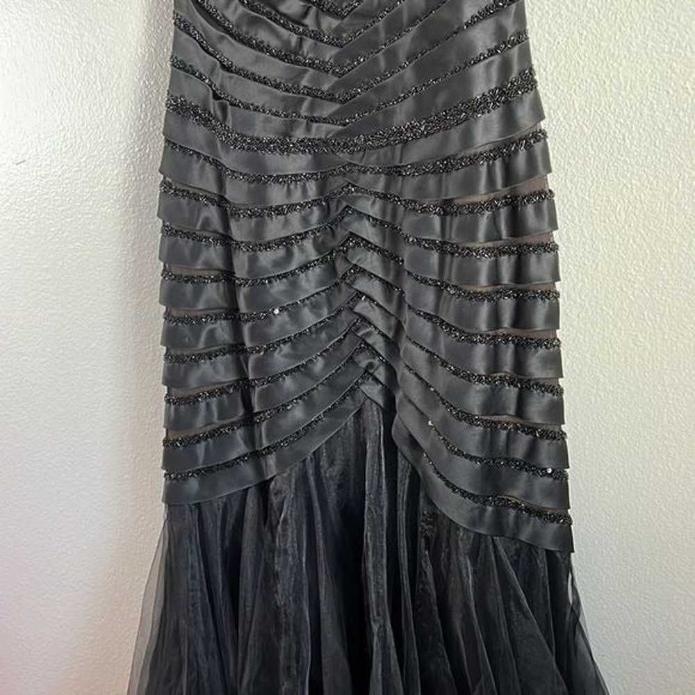EUC May Queen Black Sequin Mermaid Prom Party Dre… - image 4