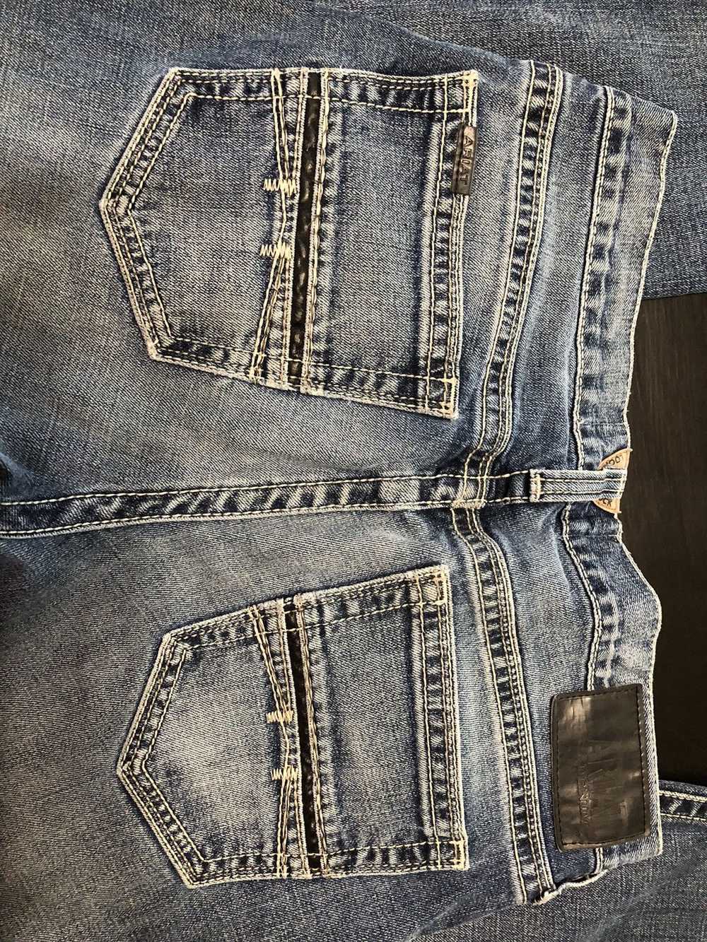 Ariat Ariat M7 Jeans Dark Blue Fade Slim Fit Men’… - image 4