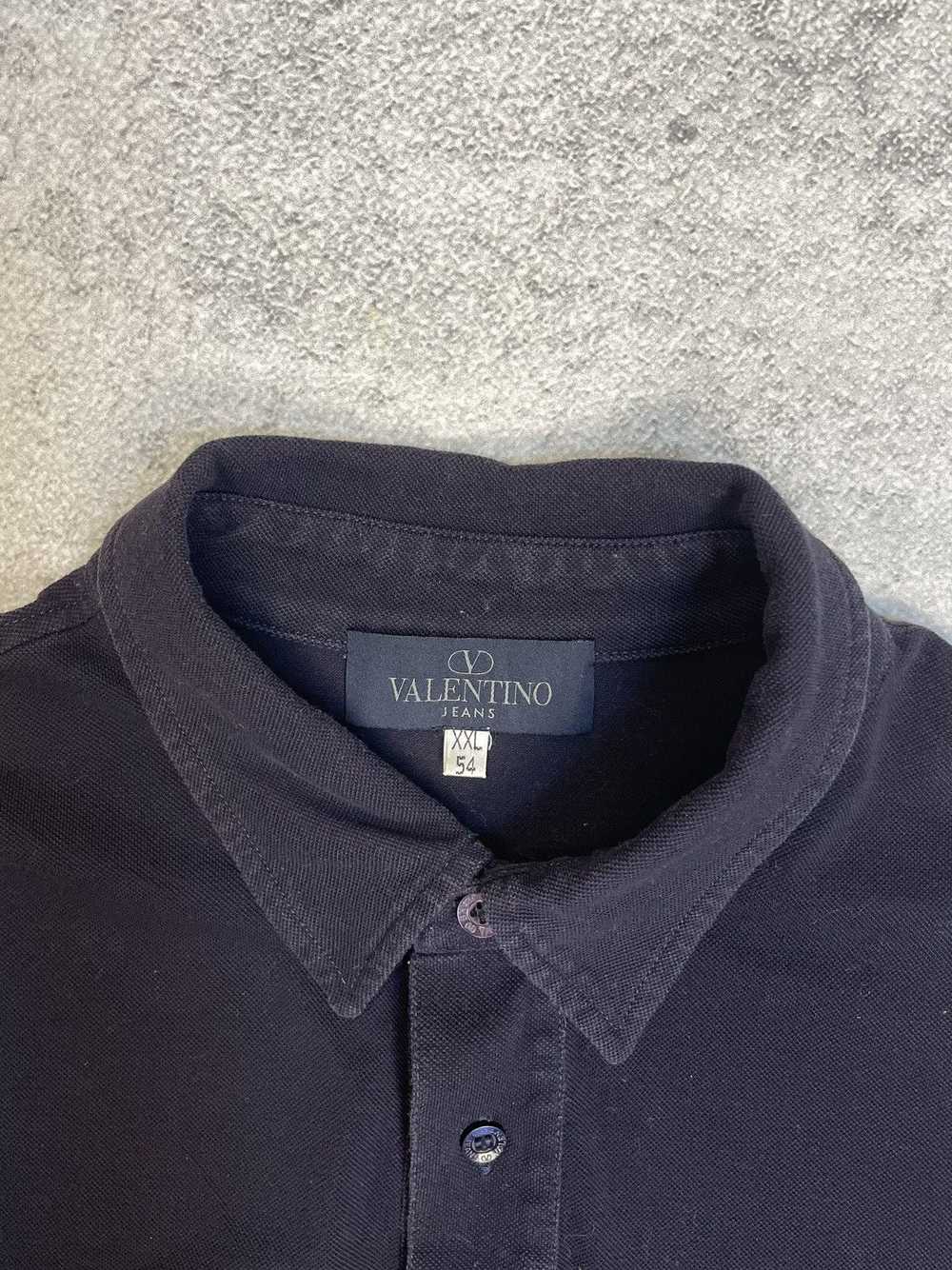 Valentino Vintage 90s Valentino Jeans Polo T-Shir… - image 9
