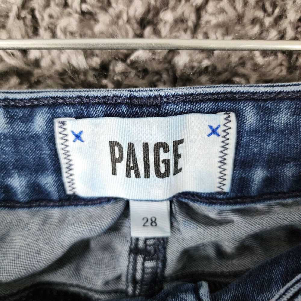 Paige Paige Manhattan Womens Stretch Bootcut Blue… - image 3