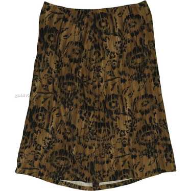 Other Boho-Chic Floral Skirt Brown Black 29 Vinta… - image 1