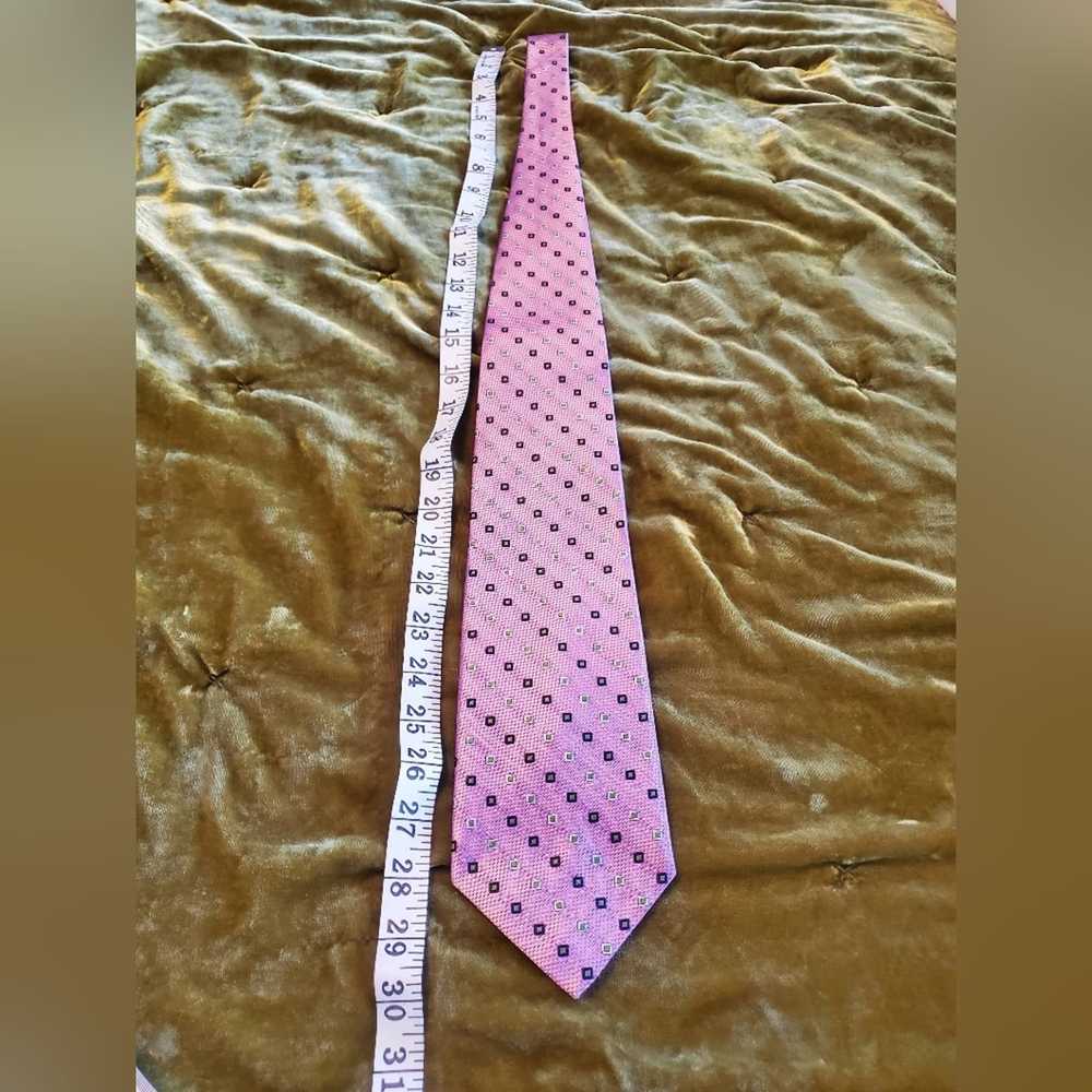 Bruno Piattelli Roma Bruno Piattelli Pink silk tie - image 5