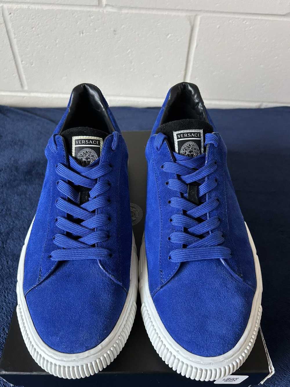 Versace VERY RARE Versace Greca Sneakers Lapis - image 1