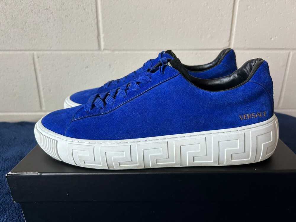 Versace VERY RARE Versace Greca Sneakers Lapis - image 3