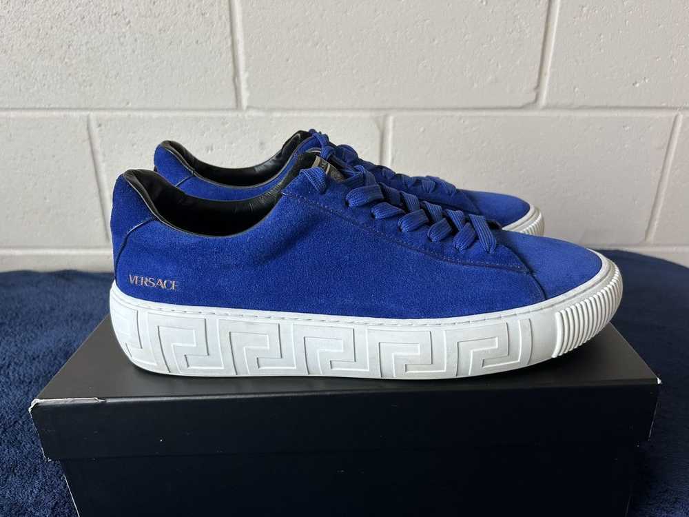 Versace VERY RARE Versace Greca Sneakers Lapis - image 4