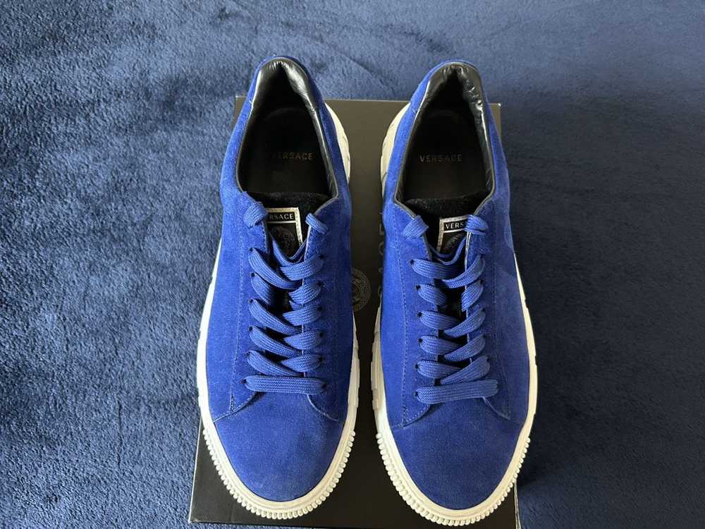 Versace VERY RARE Versace Greca Sneakers Lapis - image 5