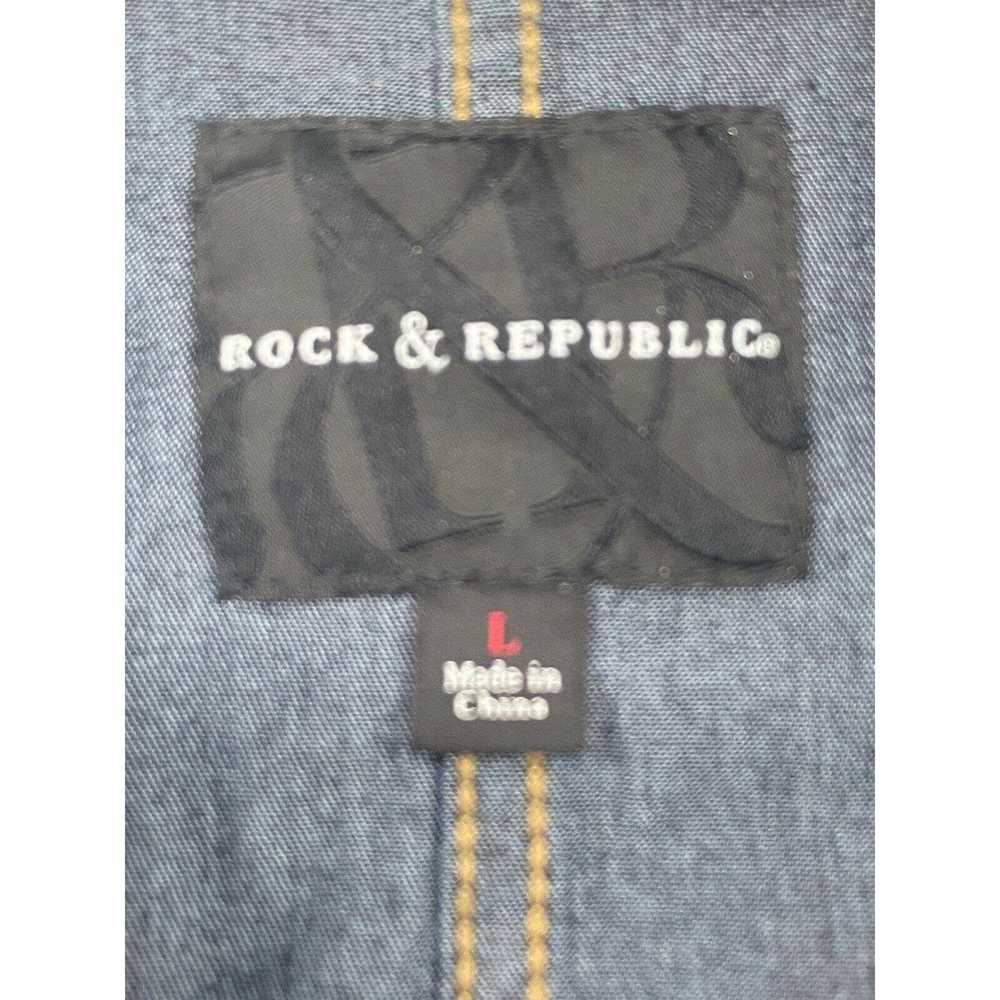 Rock & Republic Rock & Republic Biker Moto Jacket… - image 10
