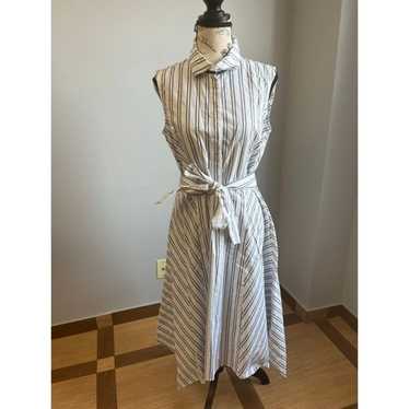 LAFAYETTE 148 NEW YORK  Striped Sleeveless Shirt … - image 1