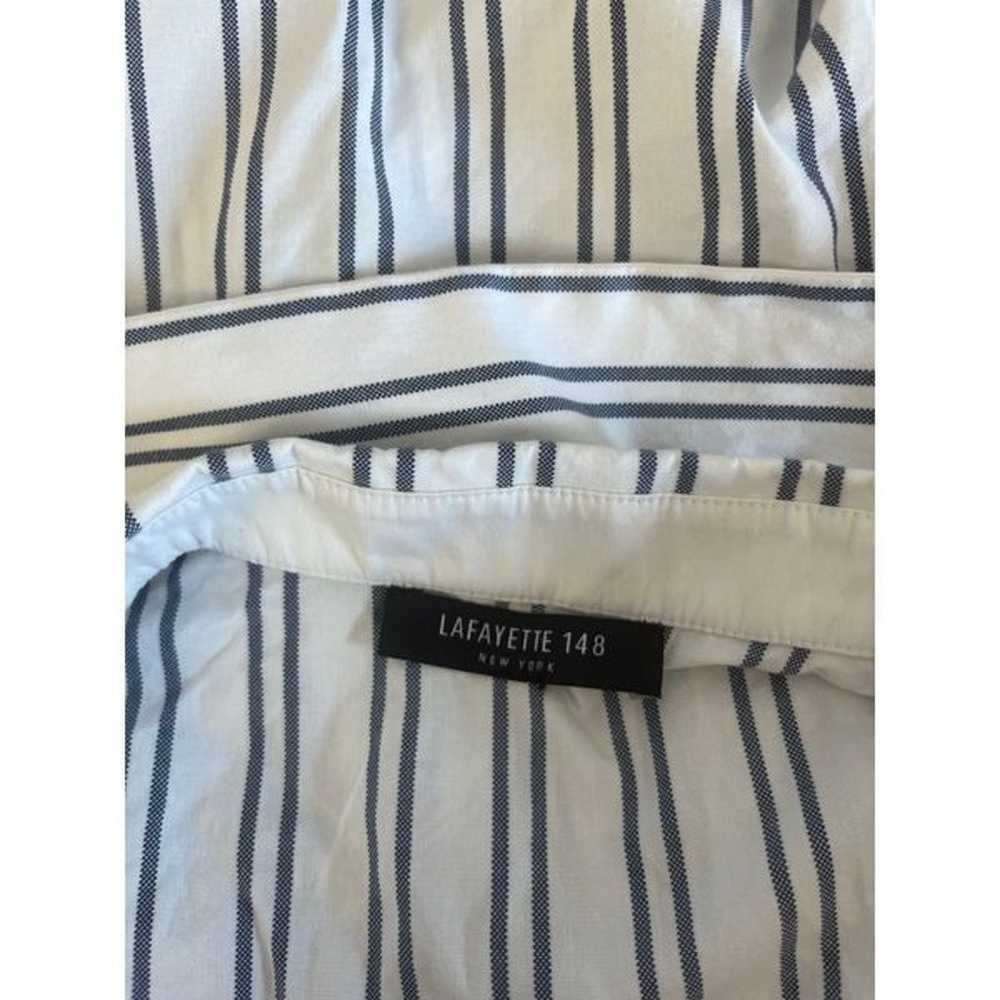 LAFAYETTE 148 NEW YORK  Striped Sleeveless Shirt … - image 5