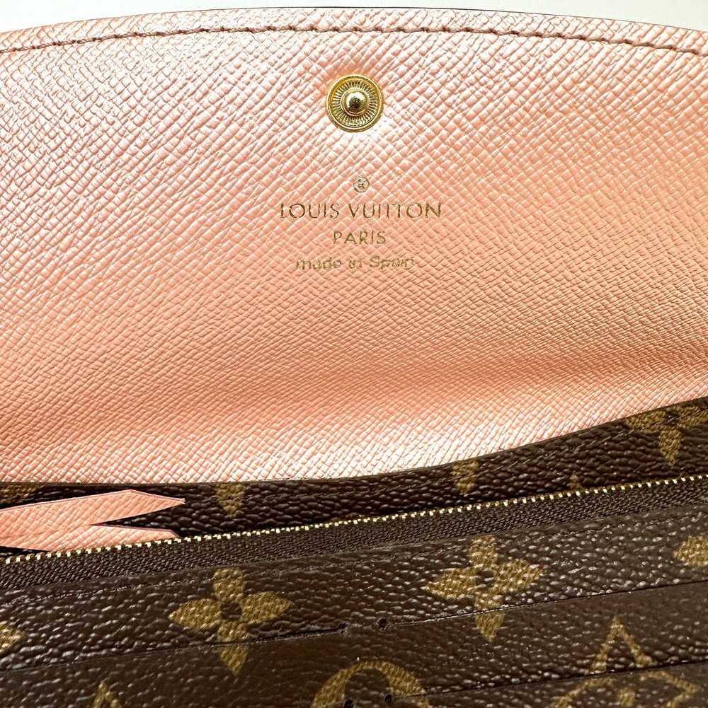 Louis Vuitton Louis Vuitton Emilie Wallet Rose Ba… - image 4