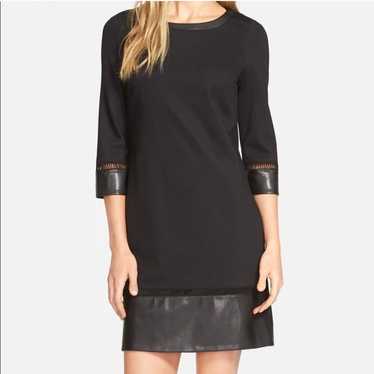 Ponce & Faux Leather Dress - image 1