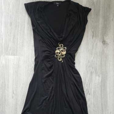 Sky brand black mini dress