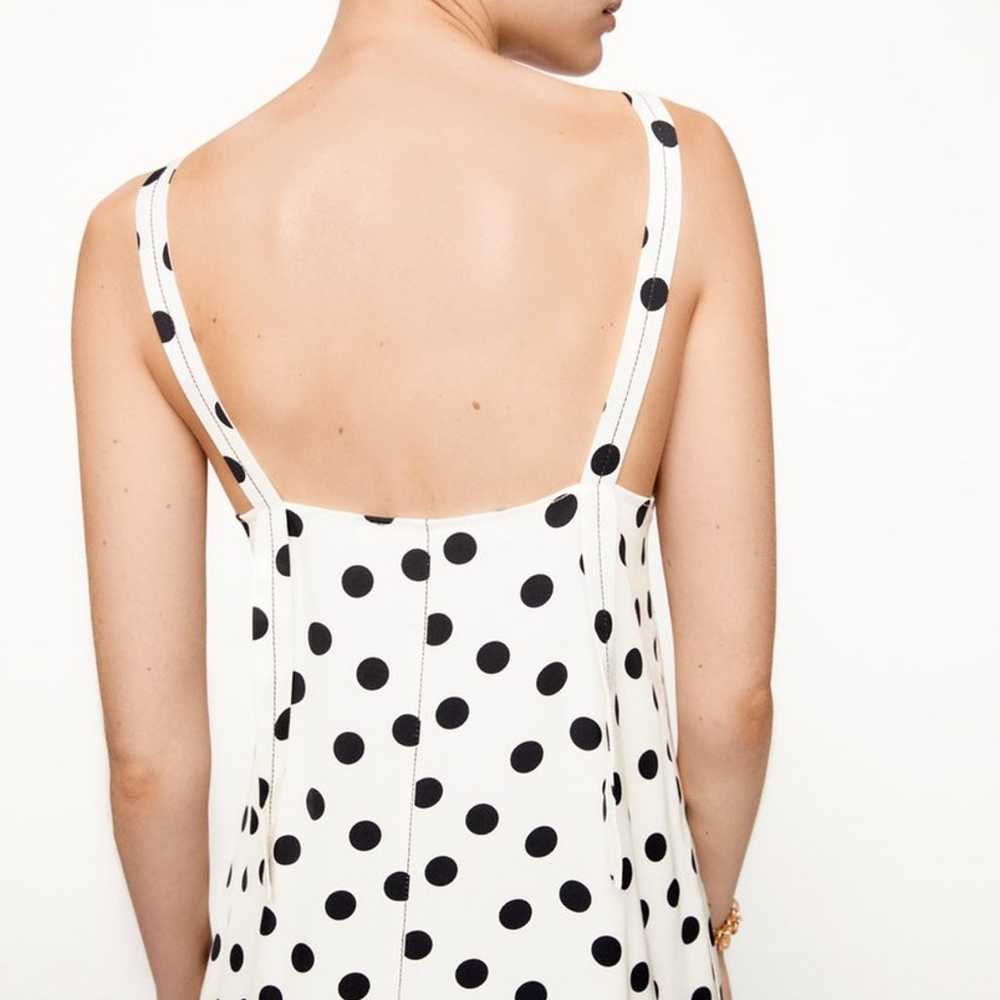 NEW Zara Limited Edition Polka Dot Slip Dress Ext… - image 4
