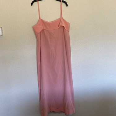 Apiece Apart baby pink strap midi dress, size 2 - image 1