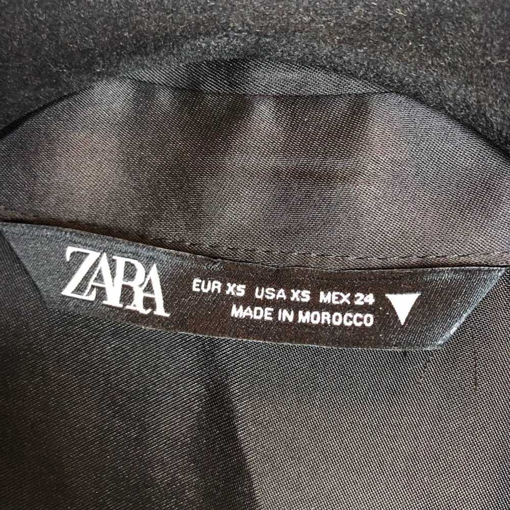 Zara Satin Effect Ruched Shirt Mini Dress. - image 8