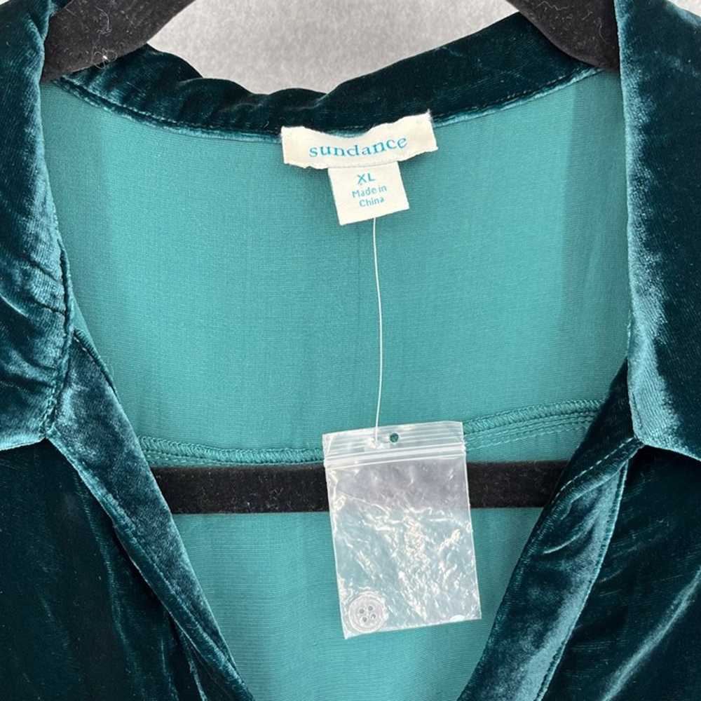 Sundance Womens Hendrix Velvet Silk Blend Shirt D… - image 4