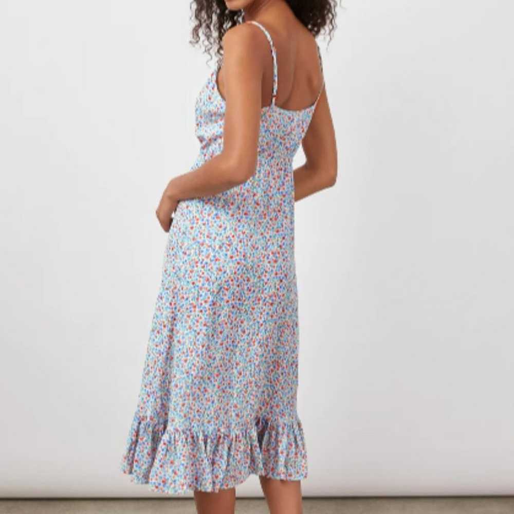 RAILS Frida Floral High-Low Ruffle Hem Sun Dress … - image 3