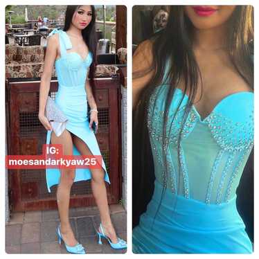 Mesh sexy party dress - image 1