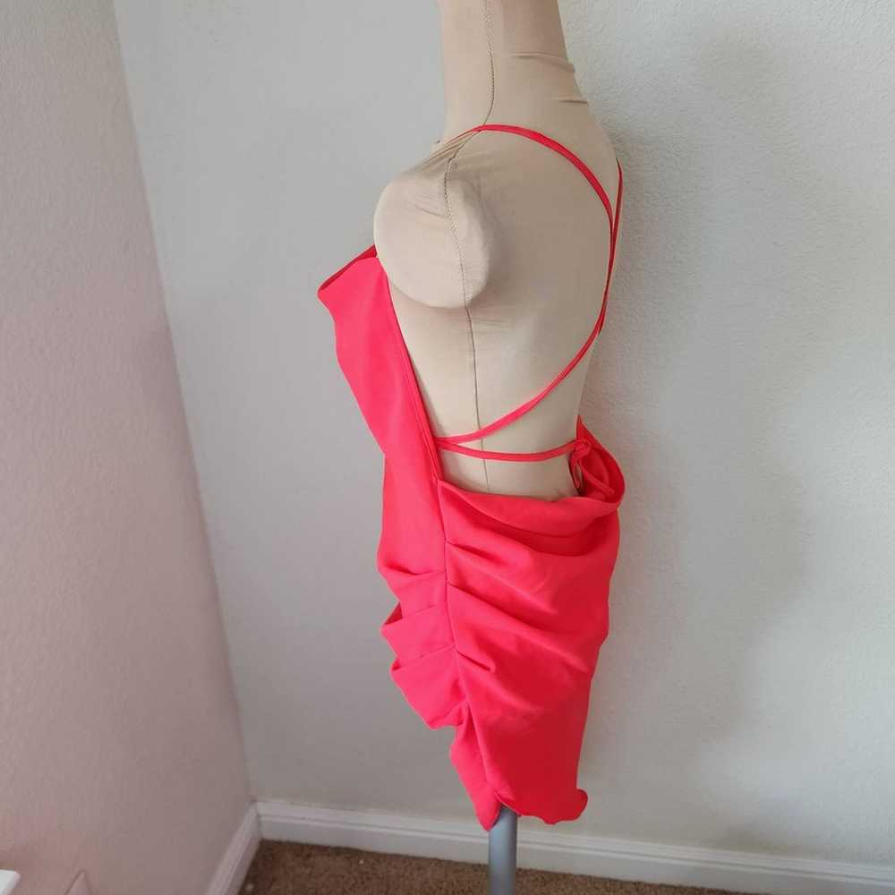 Amanda Uprichard Janet Dress in Crimson size small - image 5