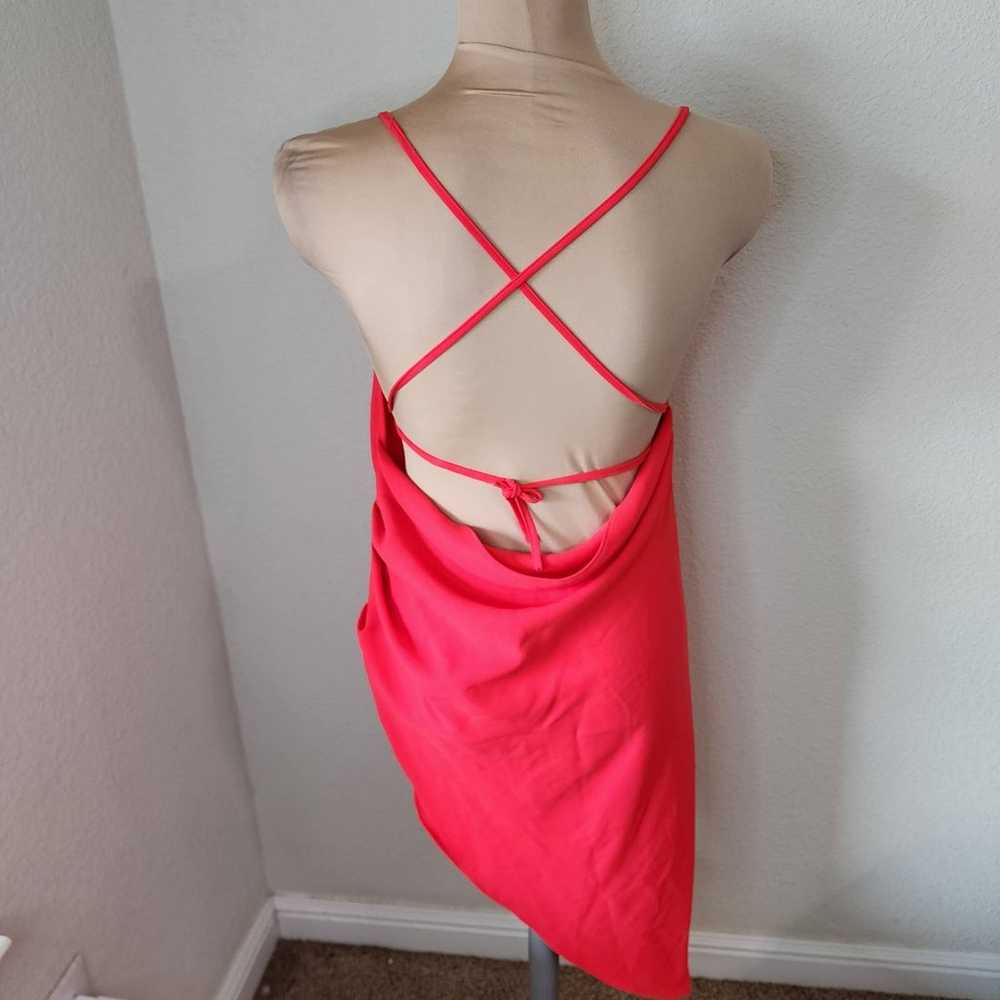 Amanda Uprichard Janet Dress in Crimson size small - image 6