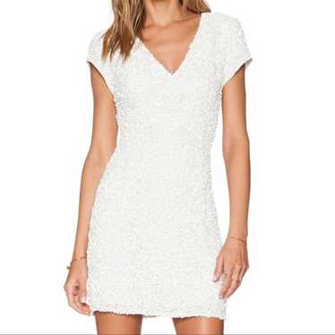 Parker | Serena Sequin Dress in White