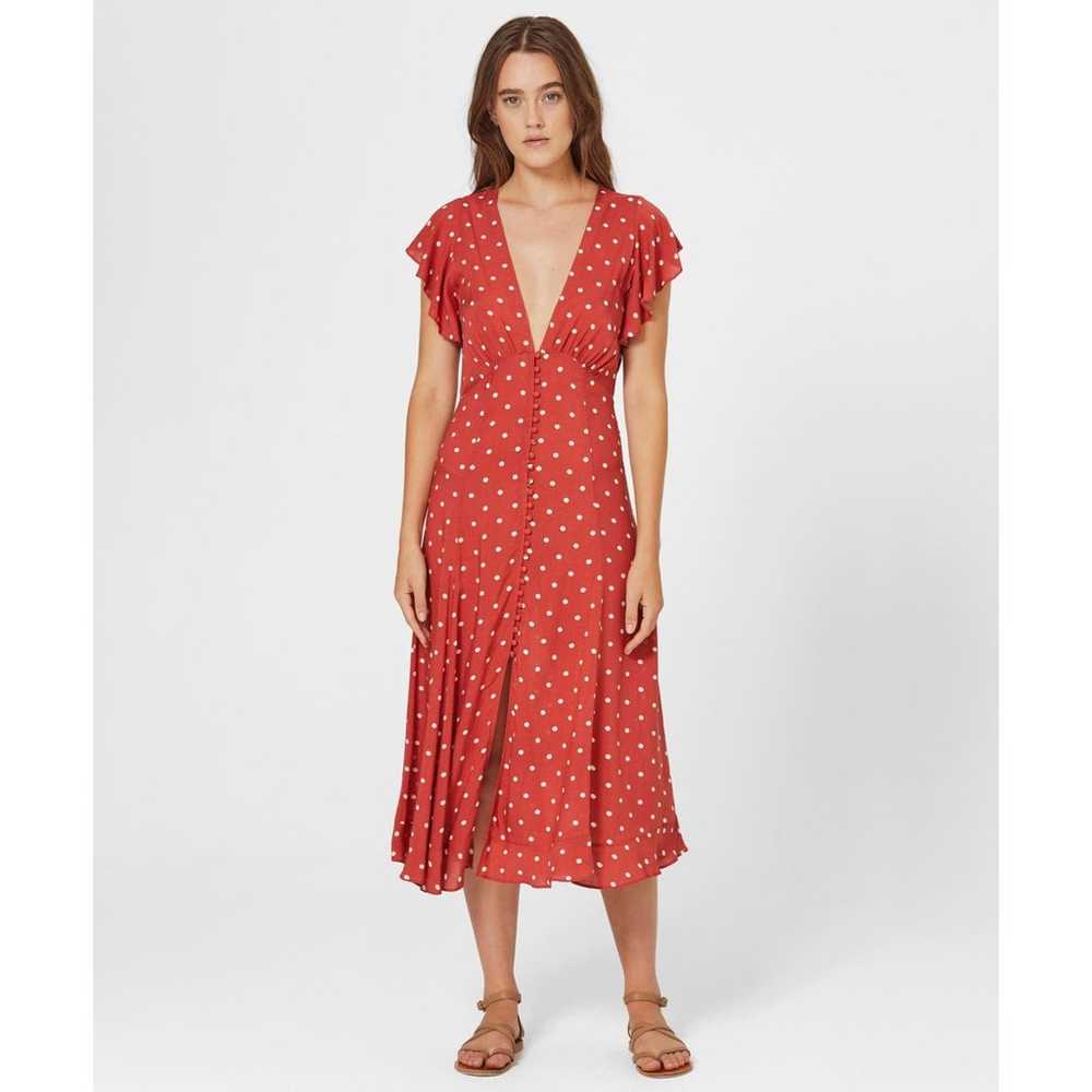 Auguste The Label Polly Polka Dot Button Front MI… - image 6