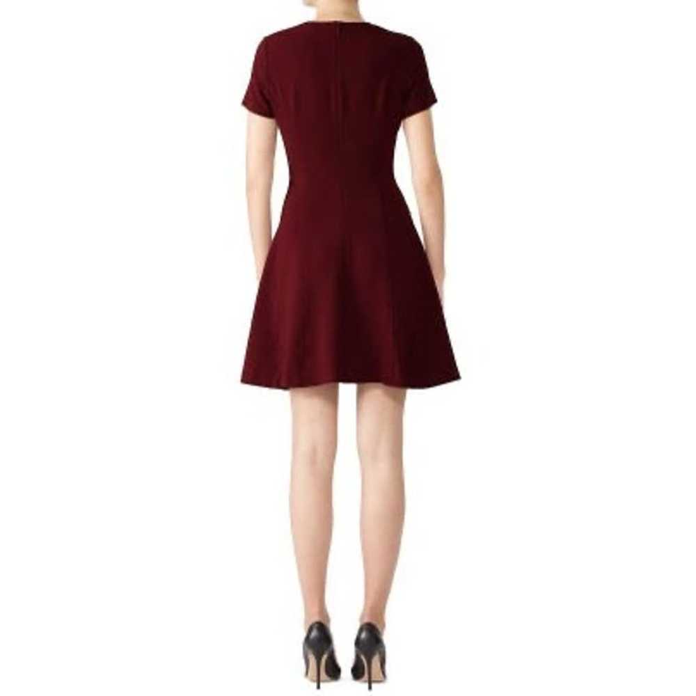 THEORY Women's Maroon Hourglass Modern Seamed Cre… - image 2