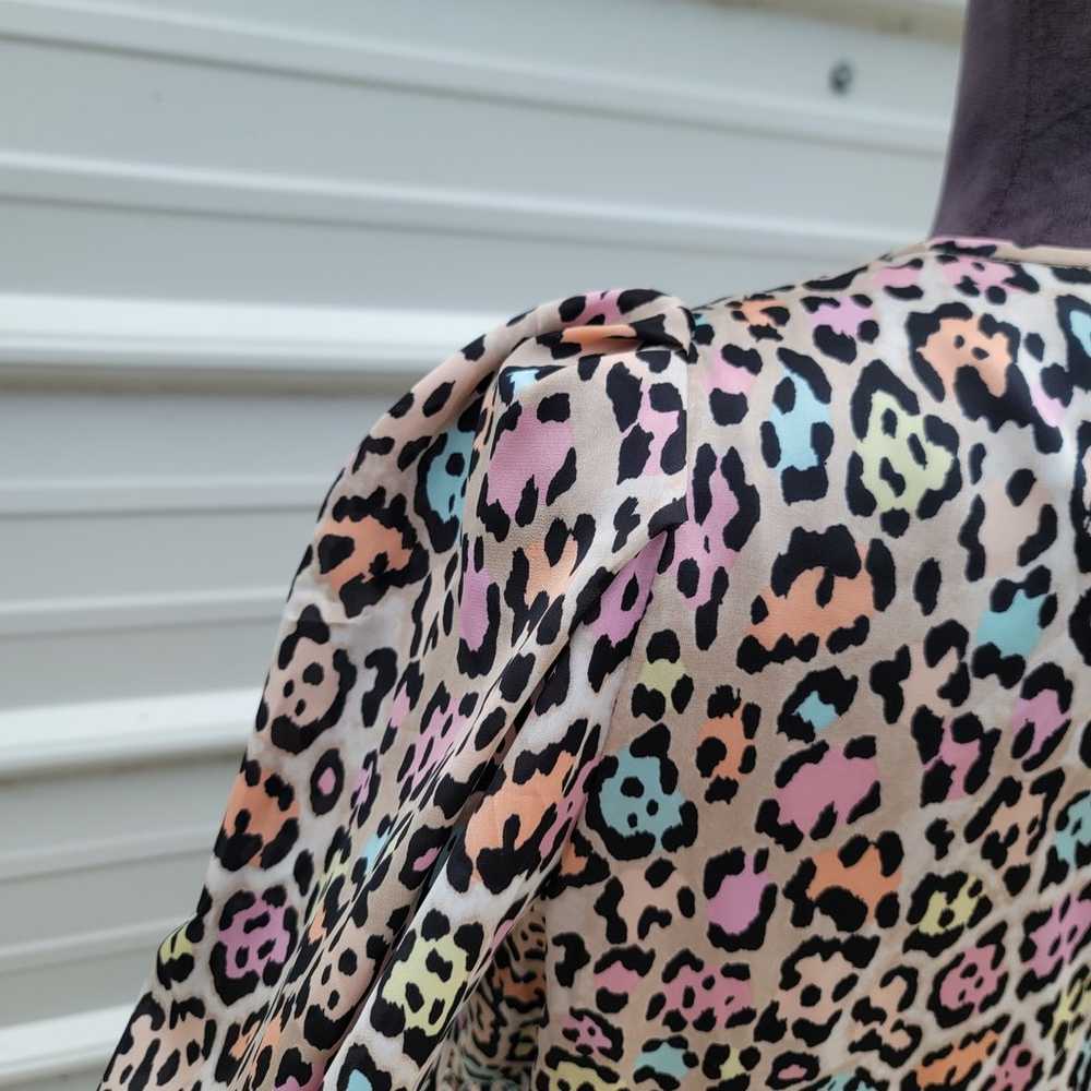 BCBGMaxazria Women’s Long Maxi Gown Dress Leopard… - image 10