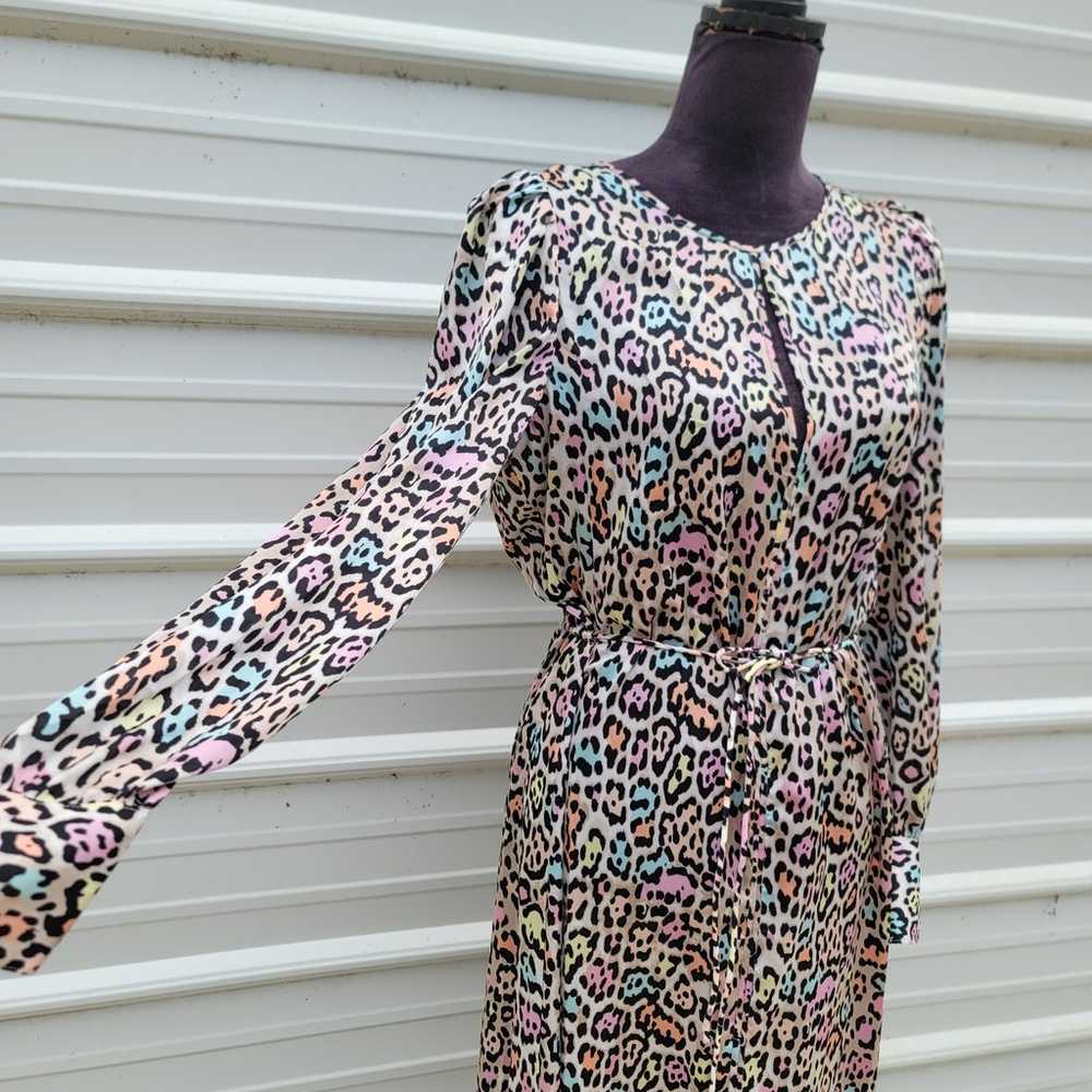 BCBGMaxazria Women’s Long Maxi Gown Dress Leopard… - image 3