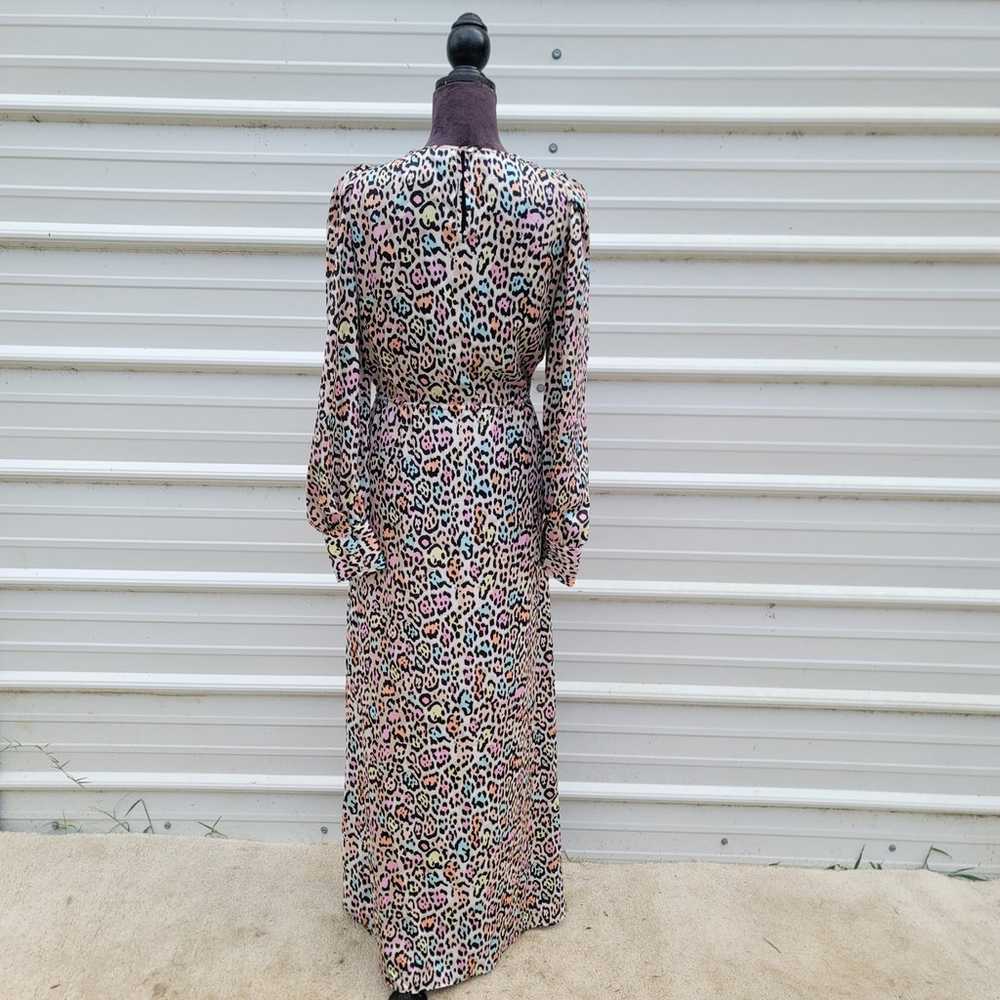 BCBGMaxazria Women’s Long Maxi Gown Dress Leopard… - image 6