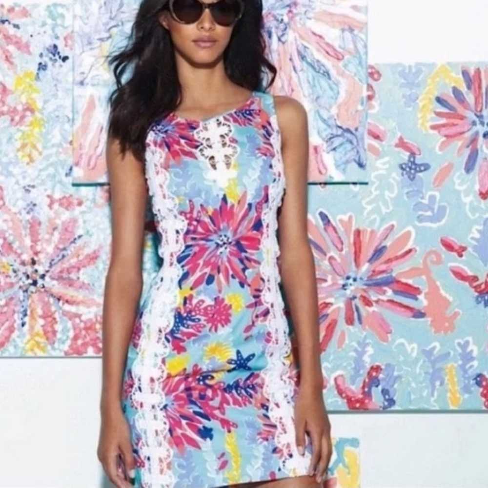Lilly Pulitzer Ember Trippin And Sippin Floral Pr… - image 1