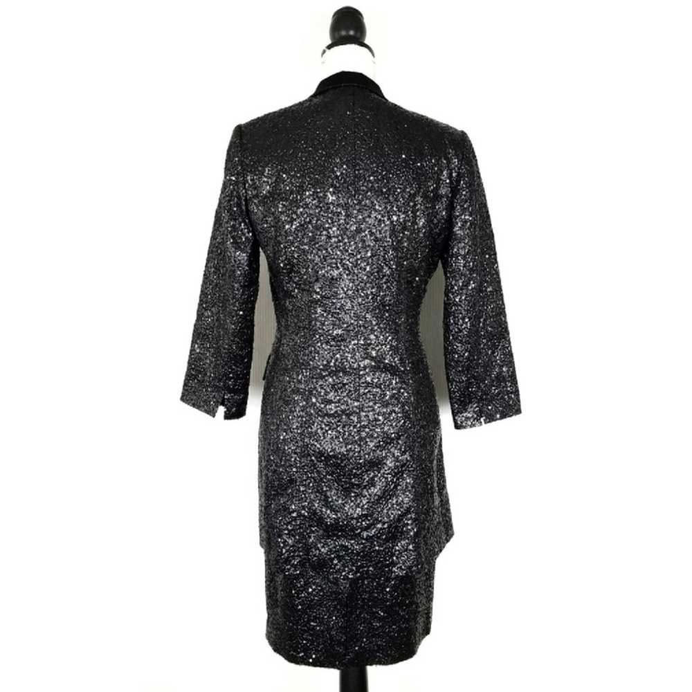 ECCOCI Black Sequin Sheath Dress & Jacket 2 Piece… - image 2