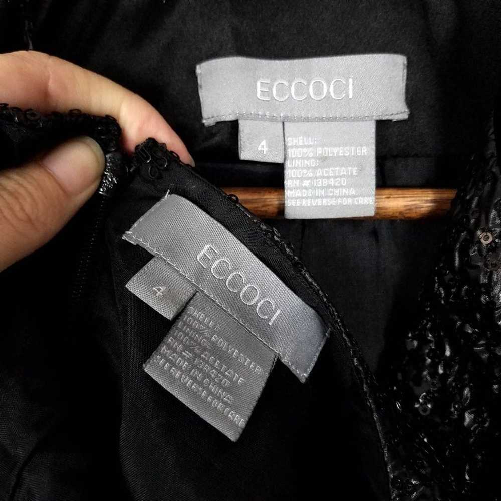 ECCOCI Black Sequin Sheath Dress & Jacket 2 Piece… - image 8