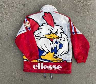 90s ellesse France cocorico ski wear 当時物 90s ELLESSE FRANCE ITALY Federation Francaise De Ski … - Gem