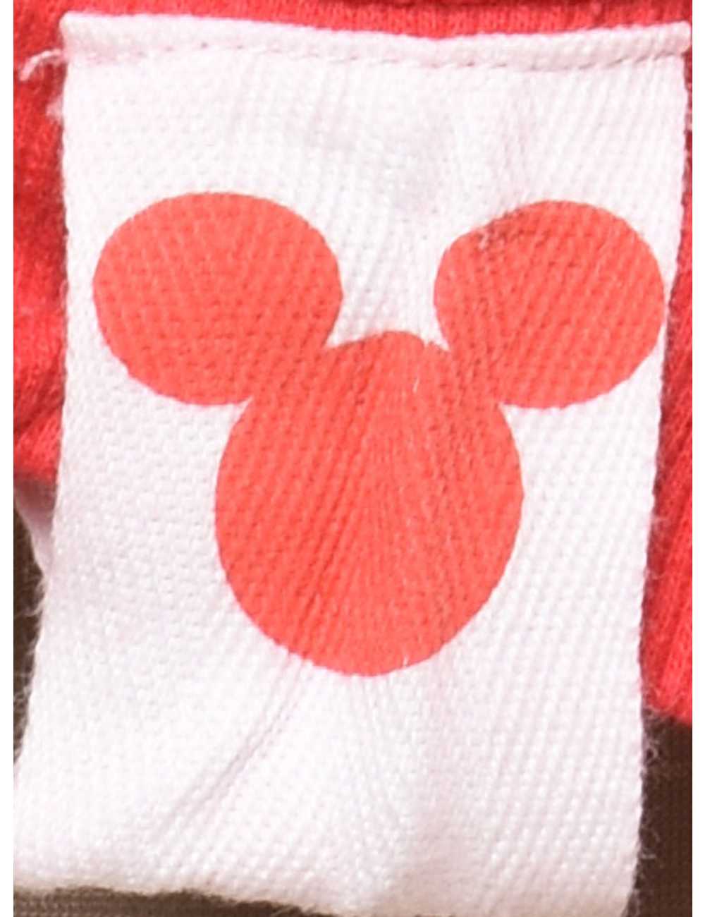 Disney Mickey Mouse Red & Light Blue 1990s Cartoo… - image 4