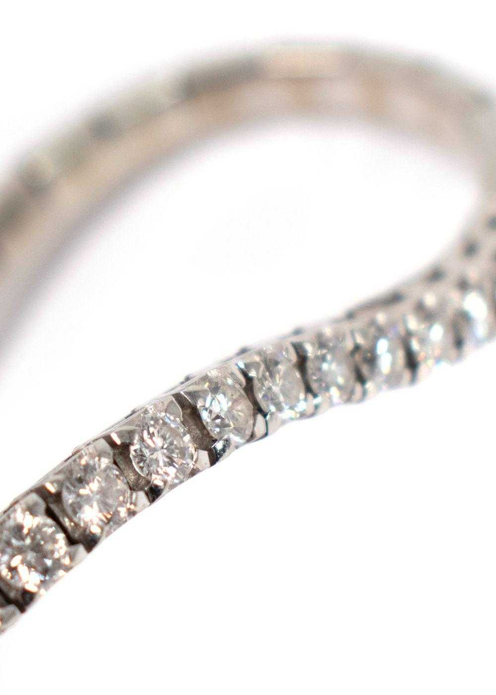 Managed by hewi Bespoke White Gold Diamond Bracel… - image 6