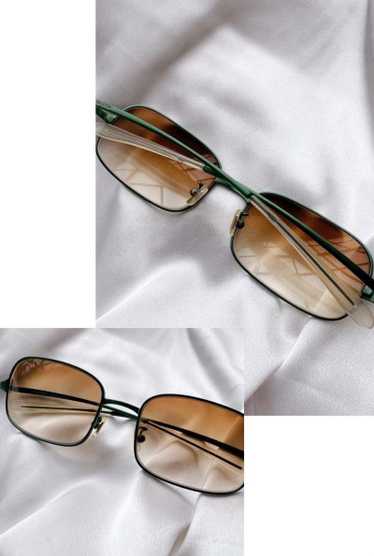 authentic rare Miu Miu green ombré sunglasses