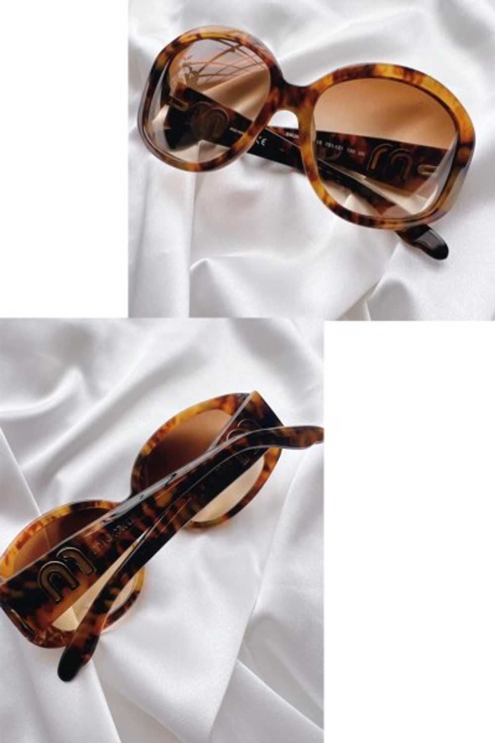 authentic Miu Miu tortoise shell sunglasses - image 3