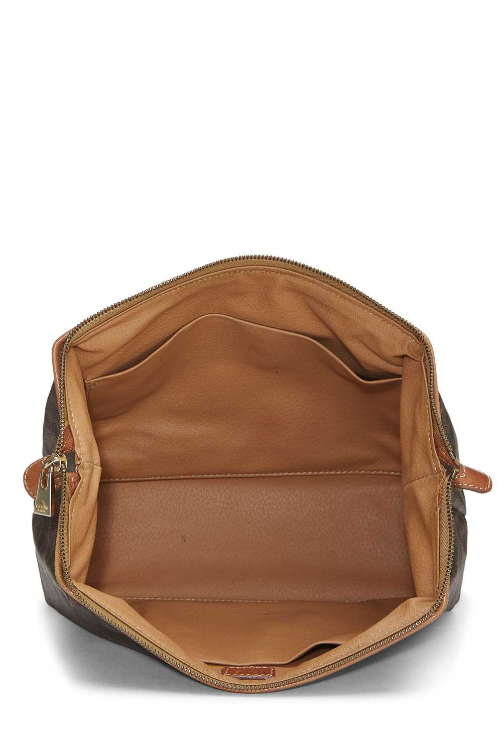 Brown Coated Canvas Macadam Pouch - image 4