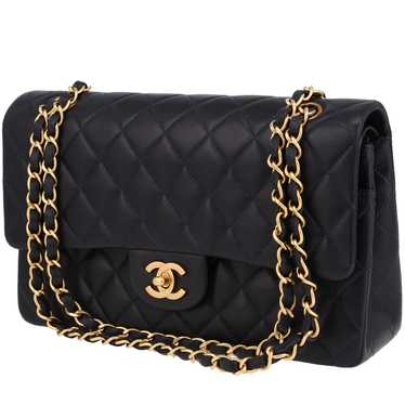 Chanel Timeless Classic handbag in navy blue quil… - image 1